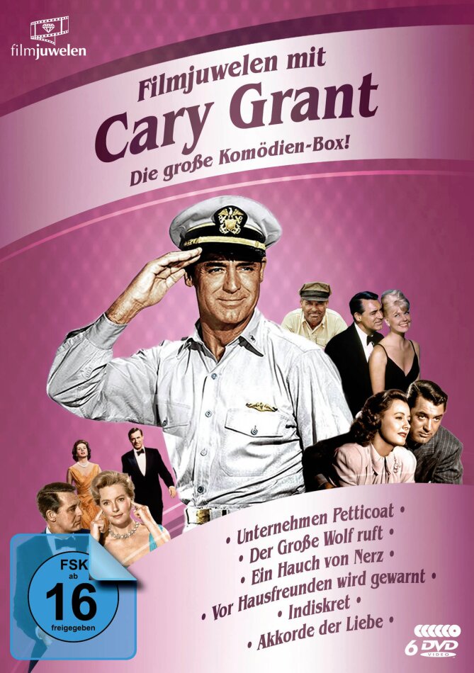Cary Grant Box 6 DVDs