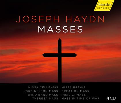 Ruth Ziesack, Christoph Pregardien, Joseph Haydn (1732-1809), Helmuth Rilling, Stuttgarter Kammerorchester, &hellip; - Messen / Masses (4 CDs)