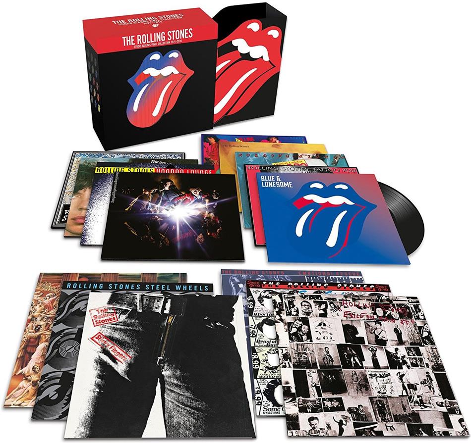 The Rolling Stones - Studio Albums Vinyl Collection 1971 - 2016 Limited Edition, 20 LPs + Digital Copy