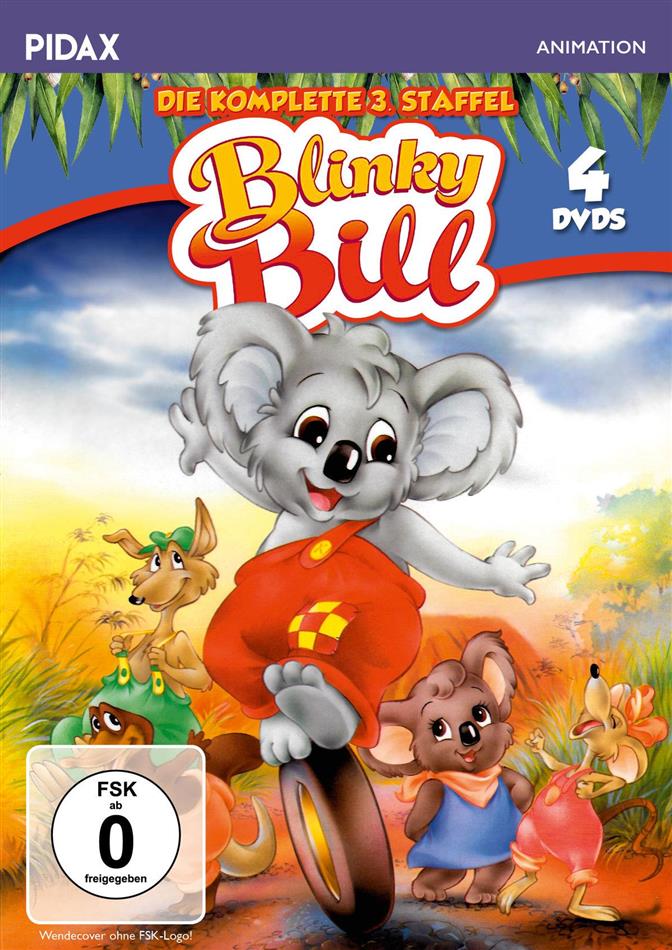Blinky Bill - Staffel 3 Pidax Animation, 4 DVDs