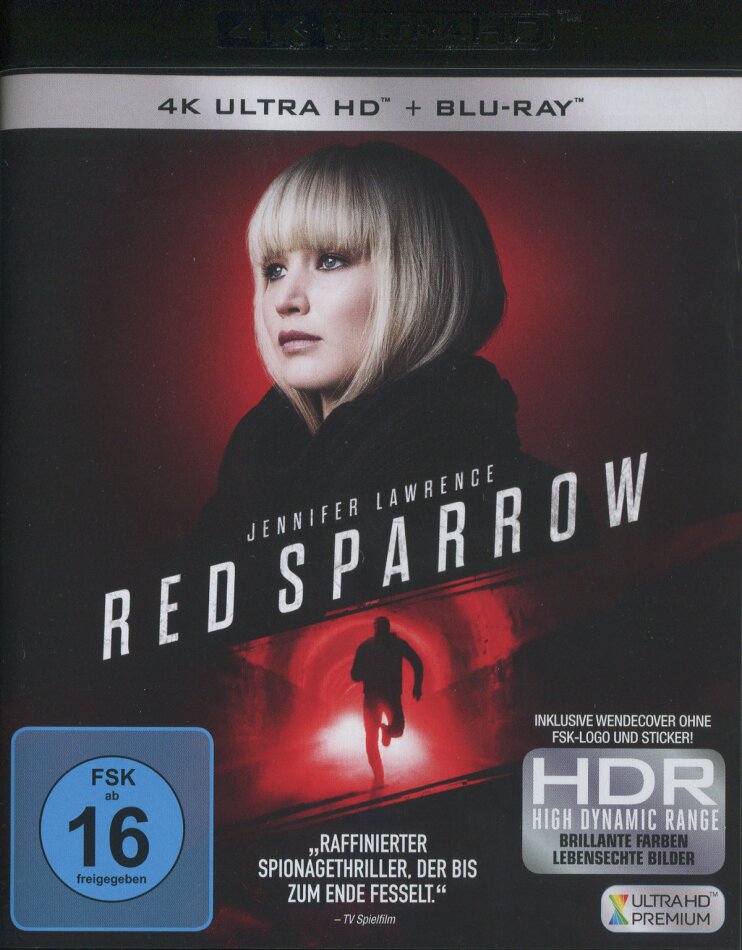 Red Sparrow (2017) 4K Ultra HD + Blu-ray