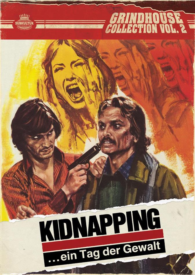 Kidnapping - ...Ein Tag der Gewalt (1977) Grindhouse Collection, Cover A, Édition Limitée, Blu-ray + DVD
