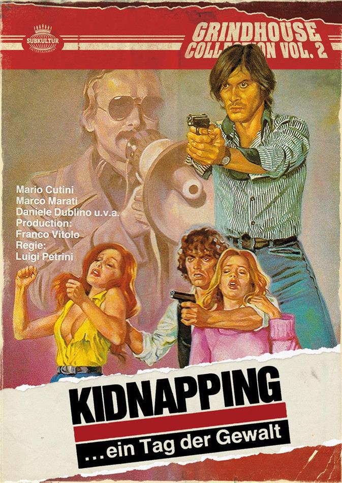 Kidnapping - ...Ein Tag der Gewalt (1977) Grindhouse Collection, Cover B, Édition Limitée, Blu-ray + DVD