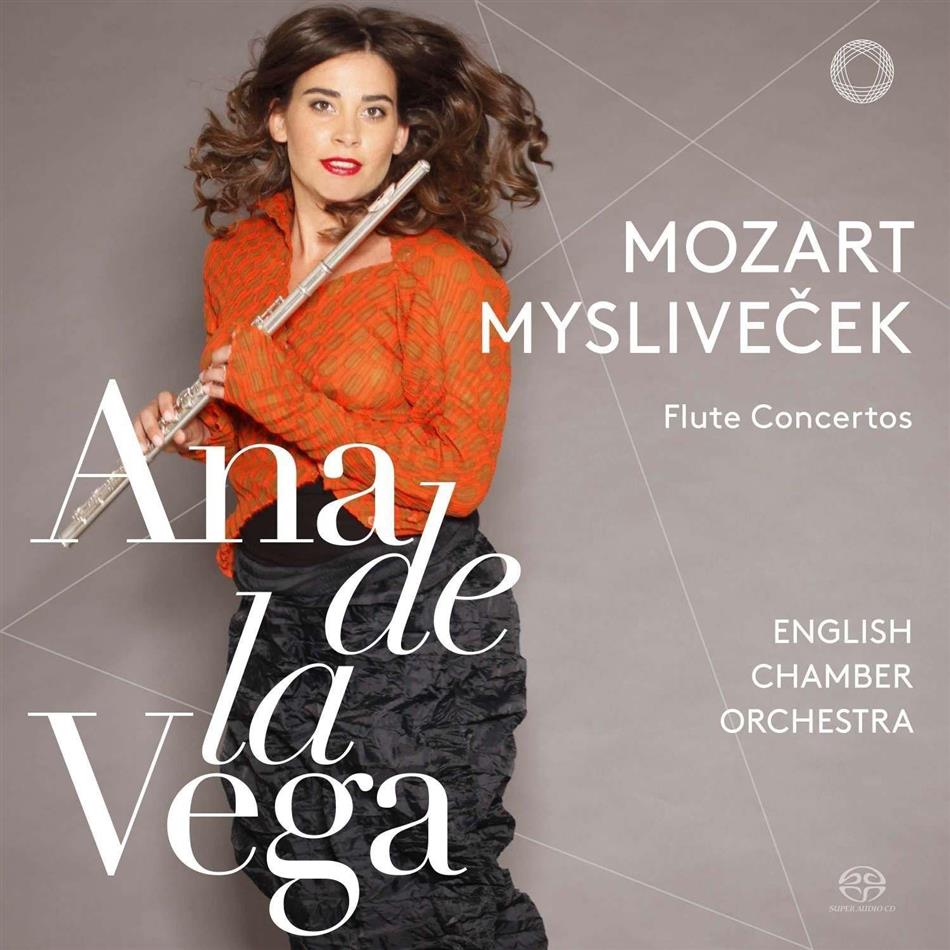 Wolfgang Amadeus Mozart (1756-1791), Josef Mysliveček (1737-1781) & Ana de la Vega - Flute Concertos SACD