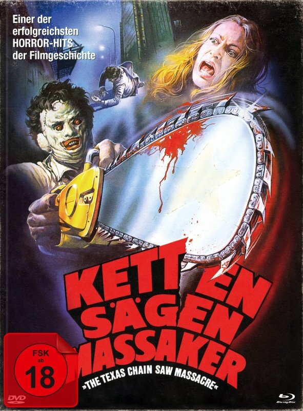 Kettensägenmassaker - The Texas Chain Saw Massacre (1974) Limited Edition, Mediabook, 2 Blu-rays + DVD