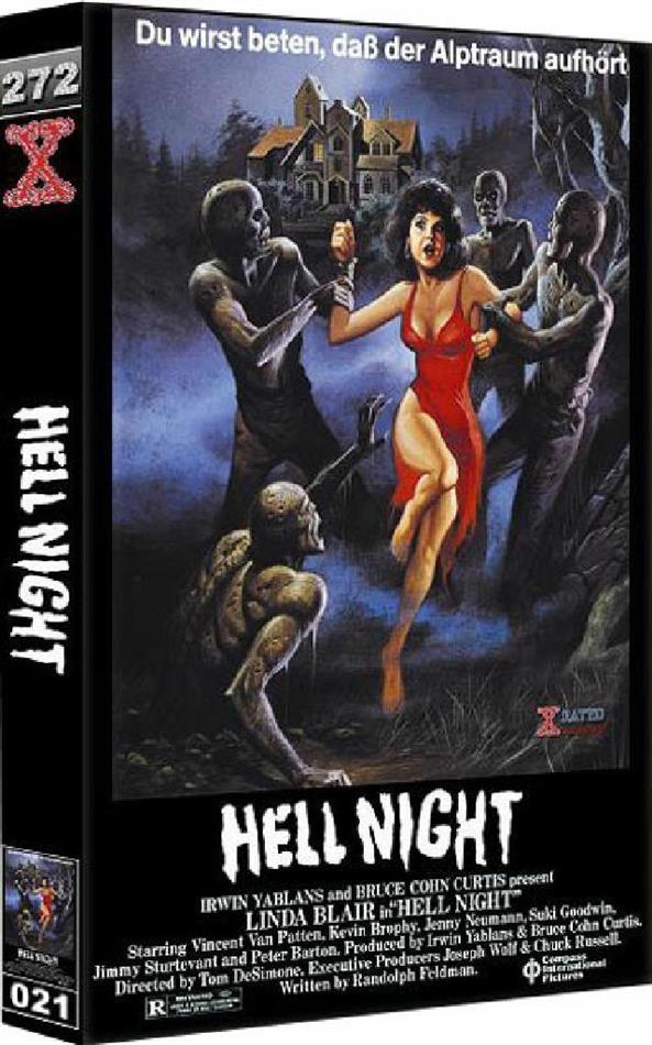 Hell Night (1981) Grosse Hartbox, Cover C, Uncut