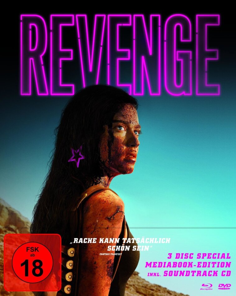 Revenge (2017) Mediabook, Blu-ray + DVD + CD
