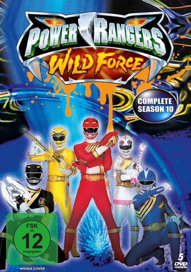 Power Rangers - Wild Force - Staffel 10 5 DVDs
