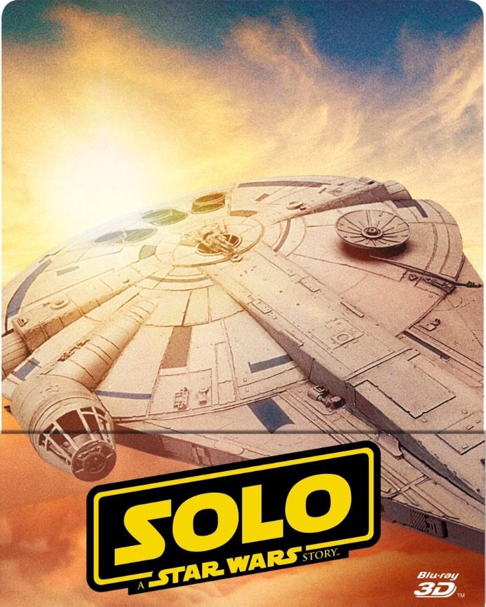 Solo - A Star Wars Story (2018) Steelbook, Blu-ray 3D + 2 Blu-ray