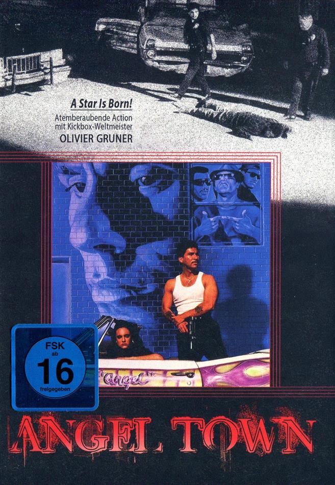 Angel Town (1990) Cover B, Limited Edition, Mediabook, Uncut, Blu-ray + DVD
