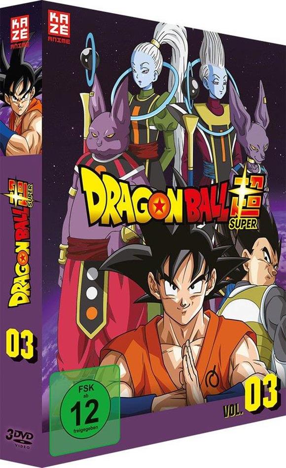 Dragon Ball Super - Vol. 3: Arc 3 - Universum 6 3 DVDs