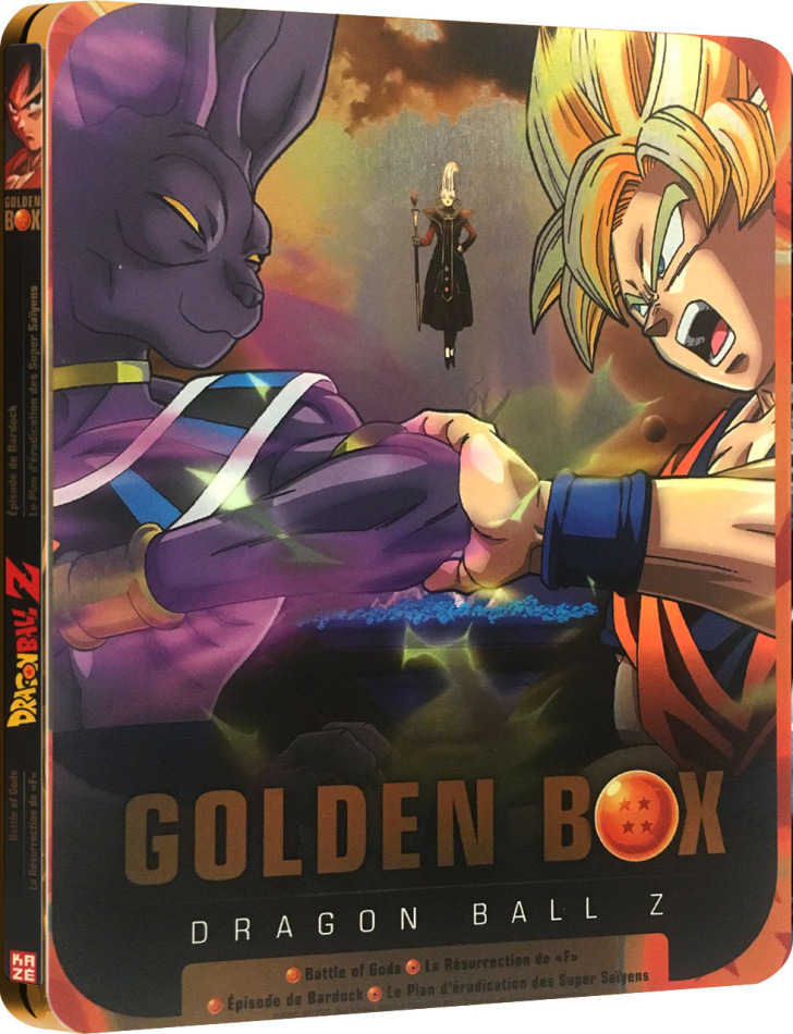 Dragon Ball Z - Golden Box - Battle of Gods & La Résurrection de 'F' Collector's Edition, Limited Edition, Steelbook, 3 DVDs