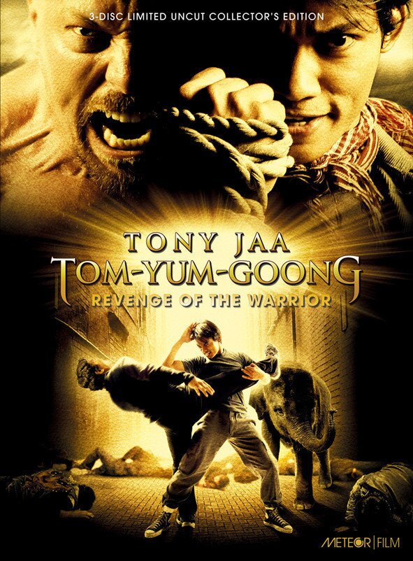 Tom-Yum-Goong - Revenge of the Warrior (2005) Cover B, Collector's Edition, Limited Edition, Mediabook, Uncut, Blu-ray + 2 DVDs