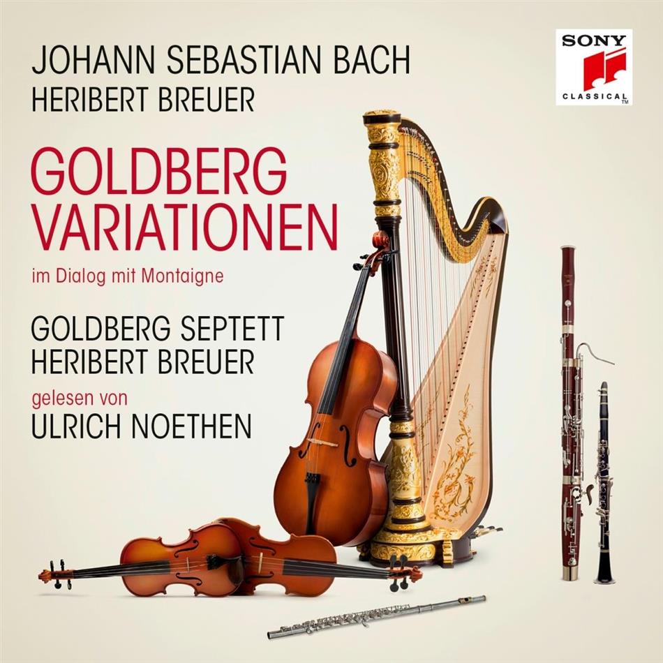Heribert Breuer, Goldberg Septett, Ulrich Noethen & Johann Sebastian Bach (1685-1750) - Goldberg Variationen (mit Lesung) 2 CDs