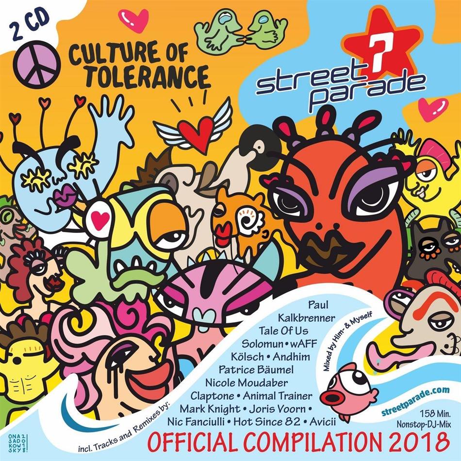 Streetparade 2018 Official 2 CDs