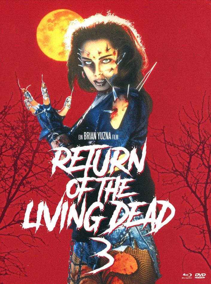 Return of the Living Dead 3 (1993) Mediabook, Unrated, Blu-ray + 2 DVDs