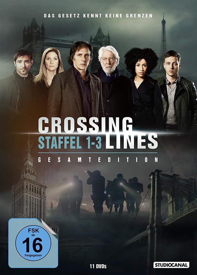 Crossing Lines - Staffel 1-3 11 DVDs