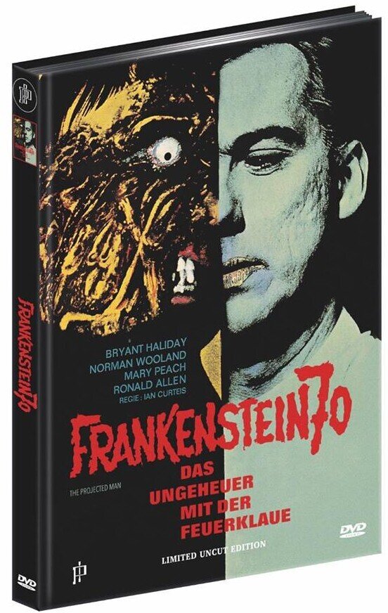 Frankenstein 70 - Das Ungeheuer mit der Feuerklaue (1966) Limited Edition, Mediabook, Uncut