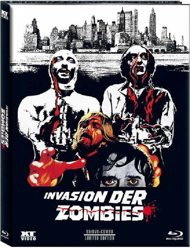 Invasion der Zombies (1974) Cover A, Limited Edition, Mediabook, Uncut, Blu-ray + DVD