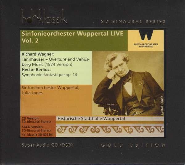 Richard Wagner (1813-1883), Berlioz, Julia Jones & Sinfonieorchester Wuppertal - Tannhäuser-Ouvertüre / Symphonie Fantastique Op. 14 Hybrid SACD