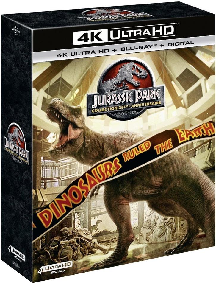 Jurassic Park Collection 25th Anniversary Edition, 4 4K Ultra HDs + 4 Blu-rays