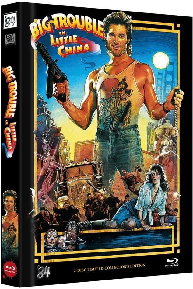 Big Trouble in Little China (1986) Cover B, Collector's Edition, Limited Edition, Mediabook, Uncut, Blu-ray + DVD