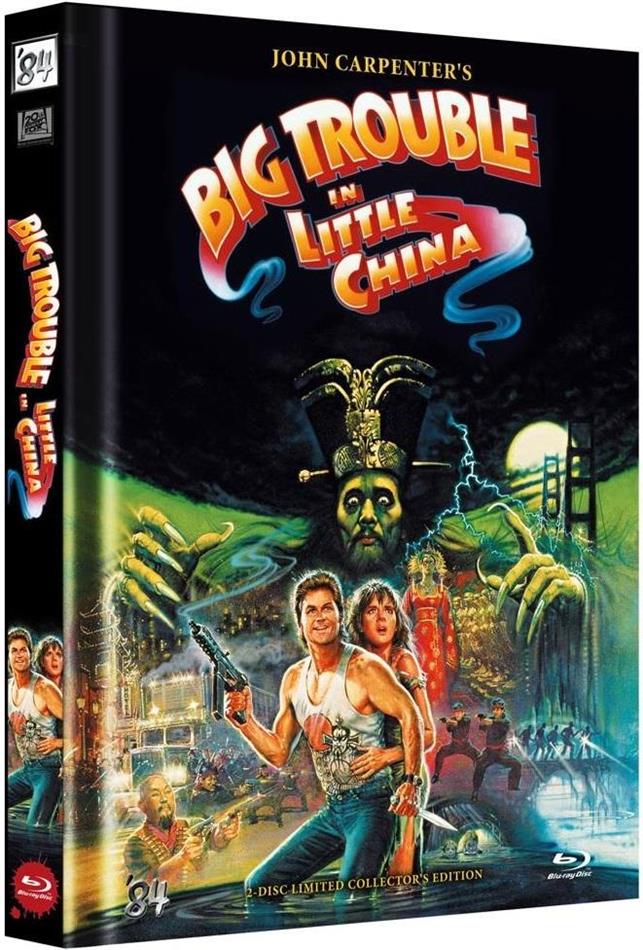 Big Trouble in Little China (1986) Cover A, Collector's Edition, Limited Edition, Mediabook, Uncut, Blu-ray + DVD