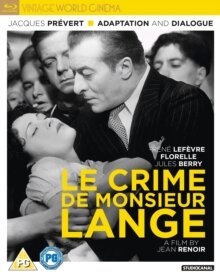Le Crime De Monsieur Lange (1936) s/w, Criterion Collection
