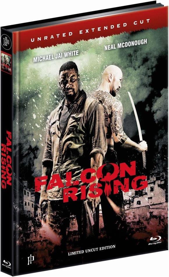 Falcon Rising (2014) Cover B, Extended Edition, Limited Edition, Mediabook, Uncut, Unrated