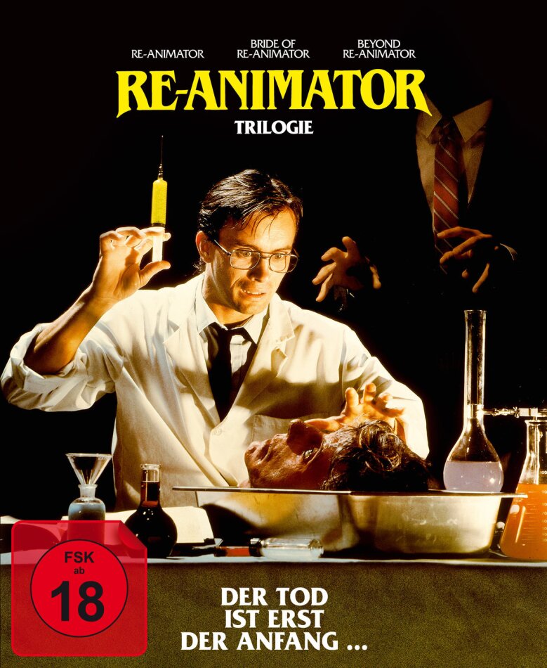 Re-Animator 1-3 Digipack, 3 Blu-rays