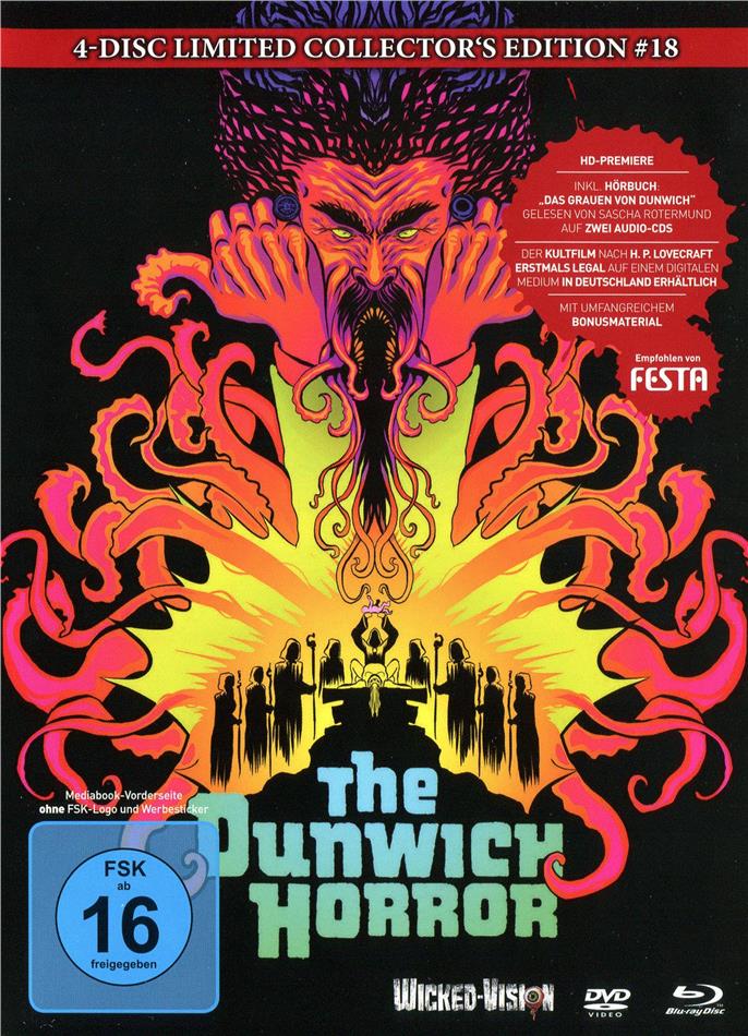 The Dunwich Horror (1970) Cover C, Collector's Edition, Limited Edition, Mediabook, Uncut, Blu-ray + DVD + 2 CDs
