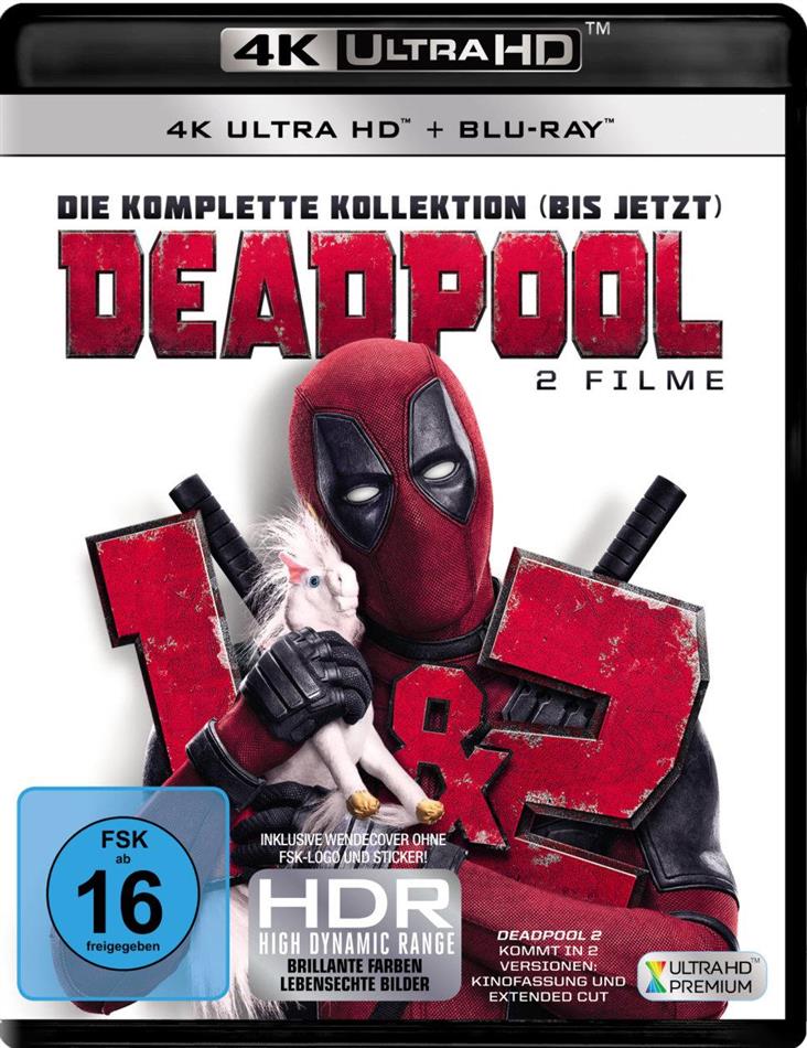 Deadpool / Deadpool 2 3 4K Ultra HDs + 3 Blu-rays