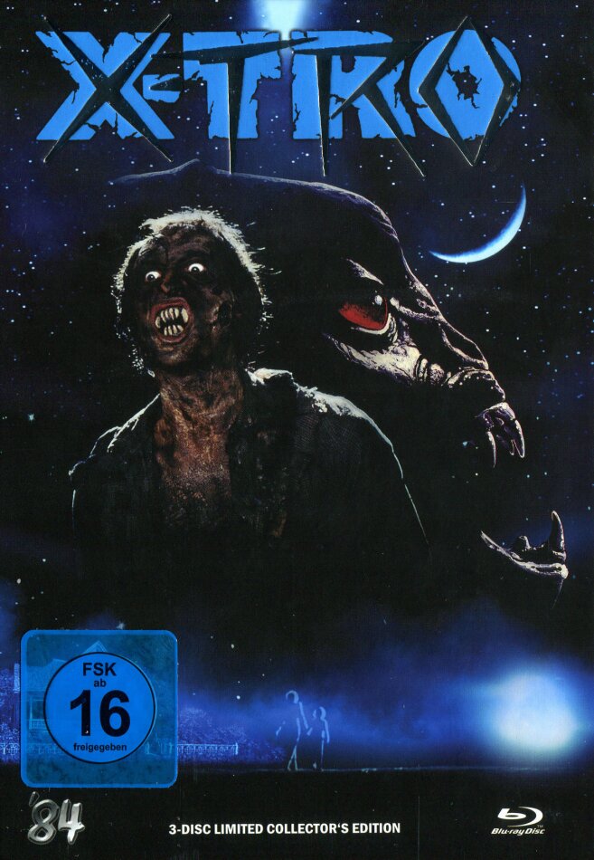 X-Tro (1982) Cover F, Édition Limitée, Mediabook, Blu-ray + DVD + CD