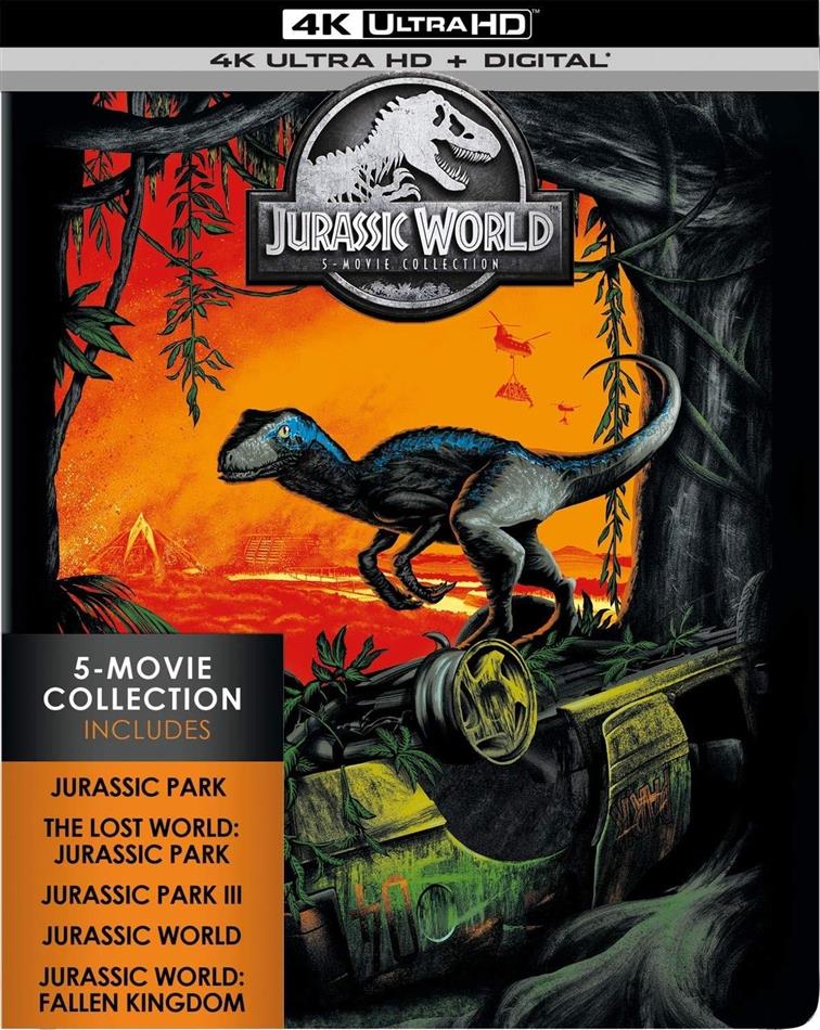 Jurassic World - 5-Movie Collection Limited Edition, 4K Ultra HD + Blu-ray