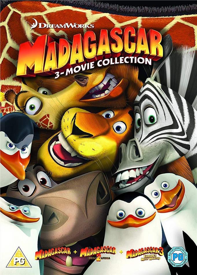 Madagascar 1-3 - The Complete Collection 3 DVD