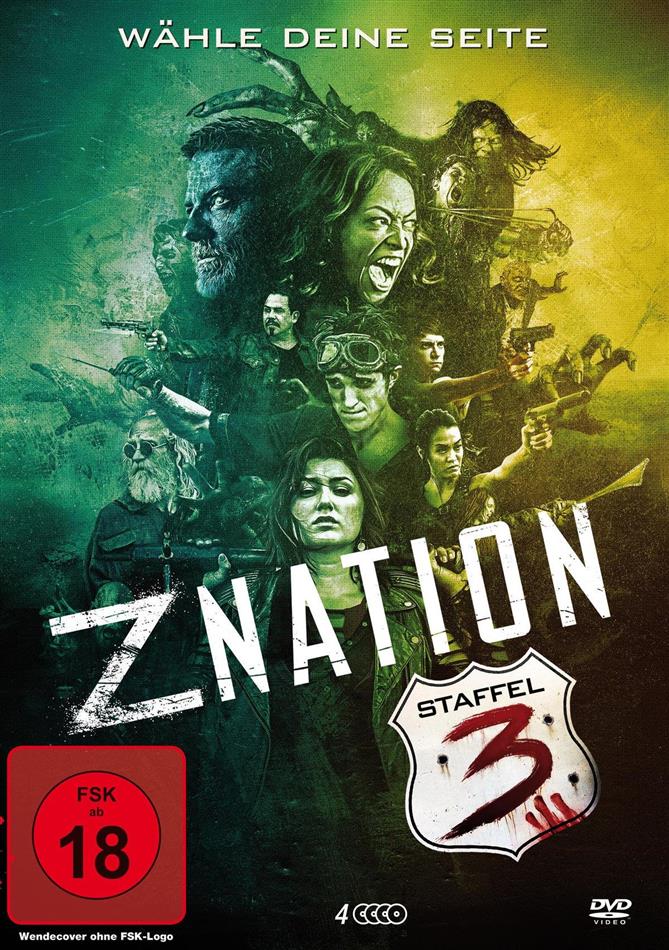Z Nation - Staffel 3 Uncut, 4 DVDs