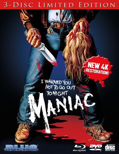 Maniac (1980) 4K Mastered, Limited Edition, Blu-ray + DVD + CD