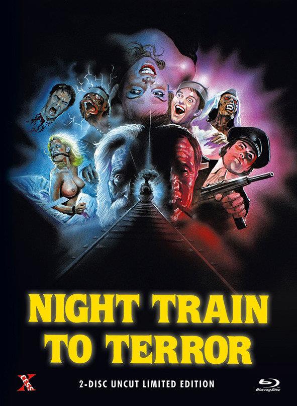 Night Train to Terror (1985) Cover C, Limited Edition, Mediabook, Uncut, Blu-ray + DVD