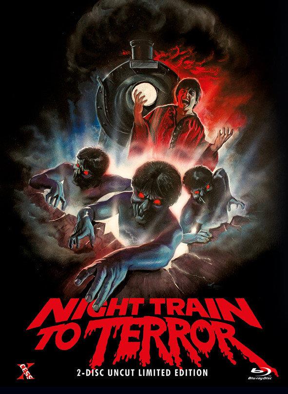 Night Train to Terror (1985) Cover B, Limited Edition, Mediabook, Uncut, Blu-ray + DVD
