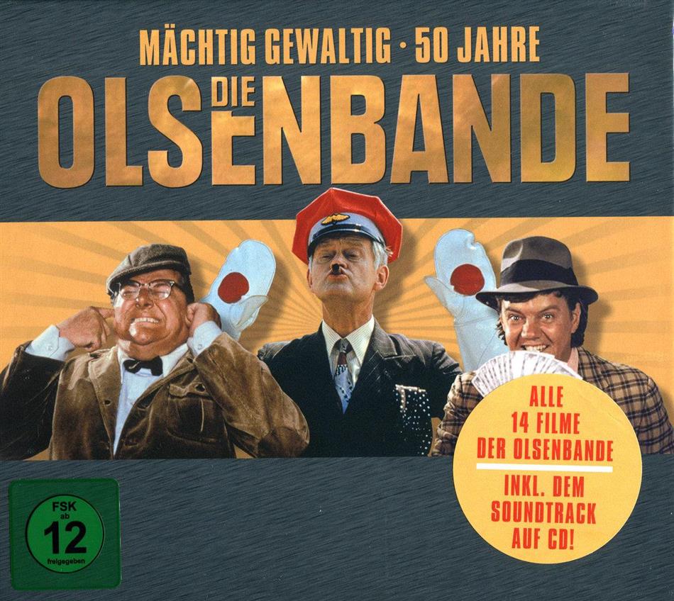 Die Olsenbande - 50 Jahre-Mächtig Gewaltig - Komplett Box 14 DVDs + CD