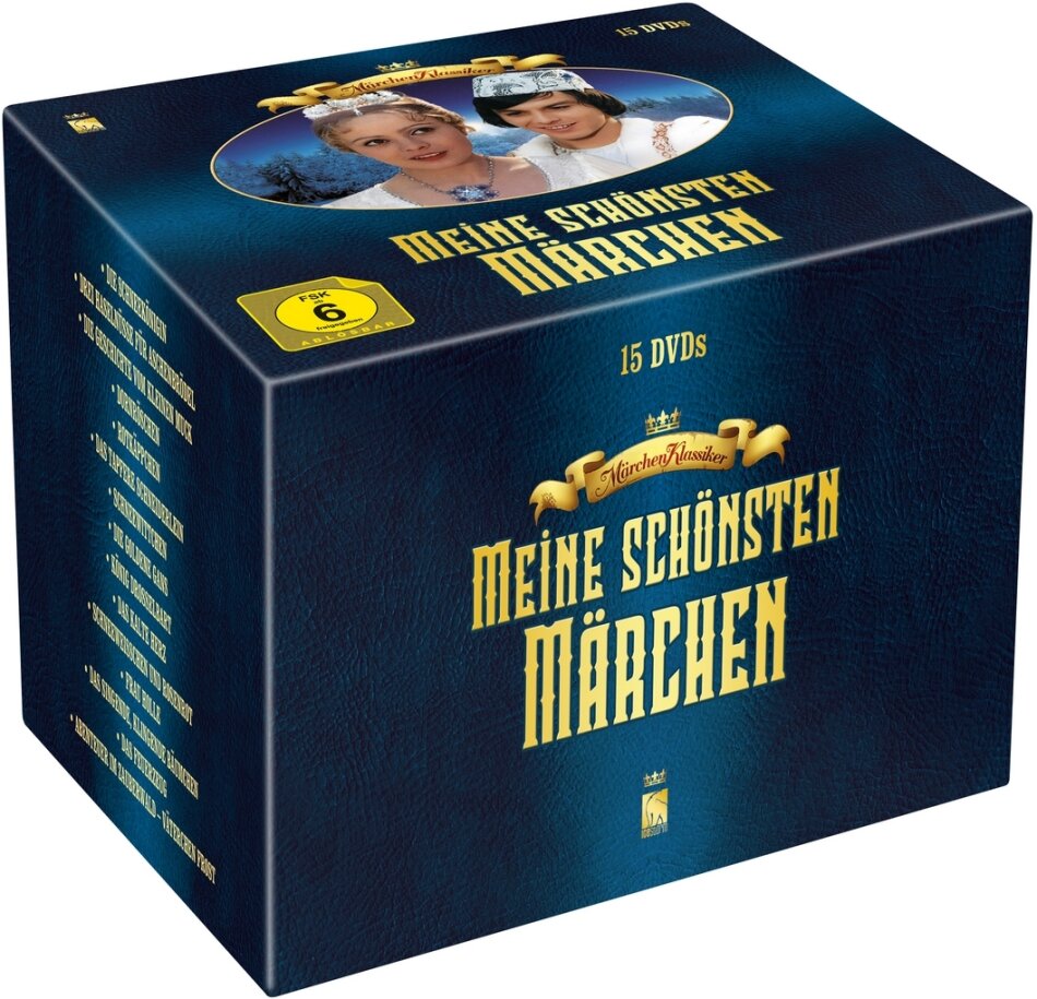Meine schönsten Märchen Märchenklassiker, 15 DVDs