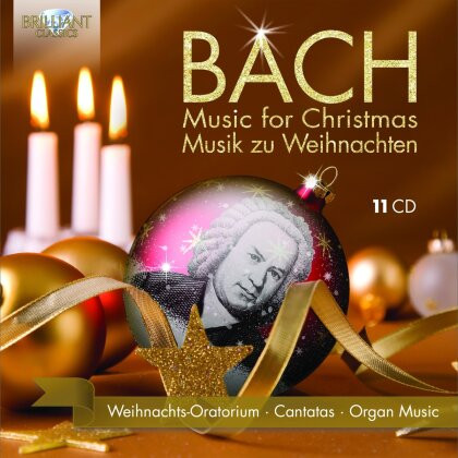 Arleen Aug&eacute;r & Johann Sebastian Bach (1685-1750) - Music For Christmas / Musik zu Weihnachten (11 CDs)