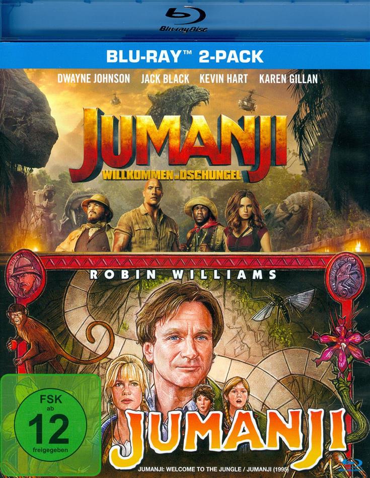 Jumanji / Jumanji - Willkommen im Dschungel 2 Blu-rays