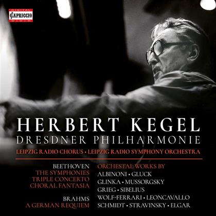 Herbert Kegel, Dresdner Philharmonie, Ludwig van Beethoven (1770-1827), Tomaso Albinoni (1671-1751), &hellip; - Herbert Kegel Edition (8 CDs)