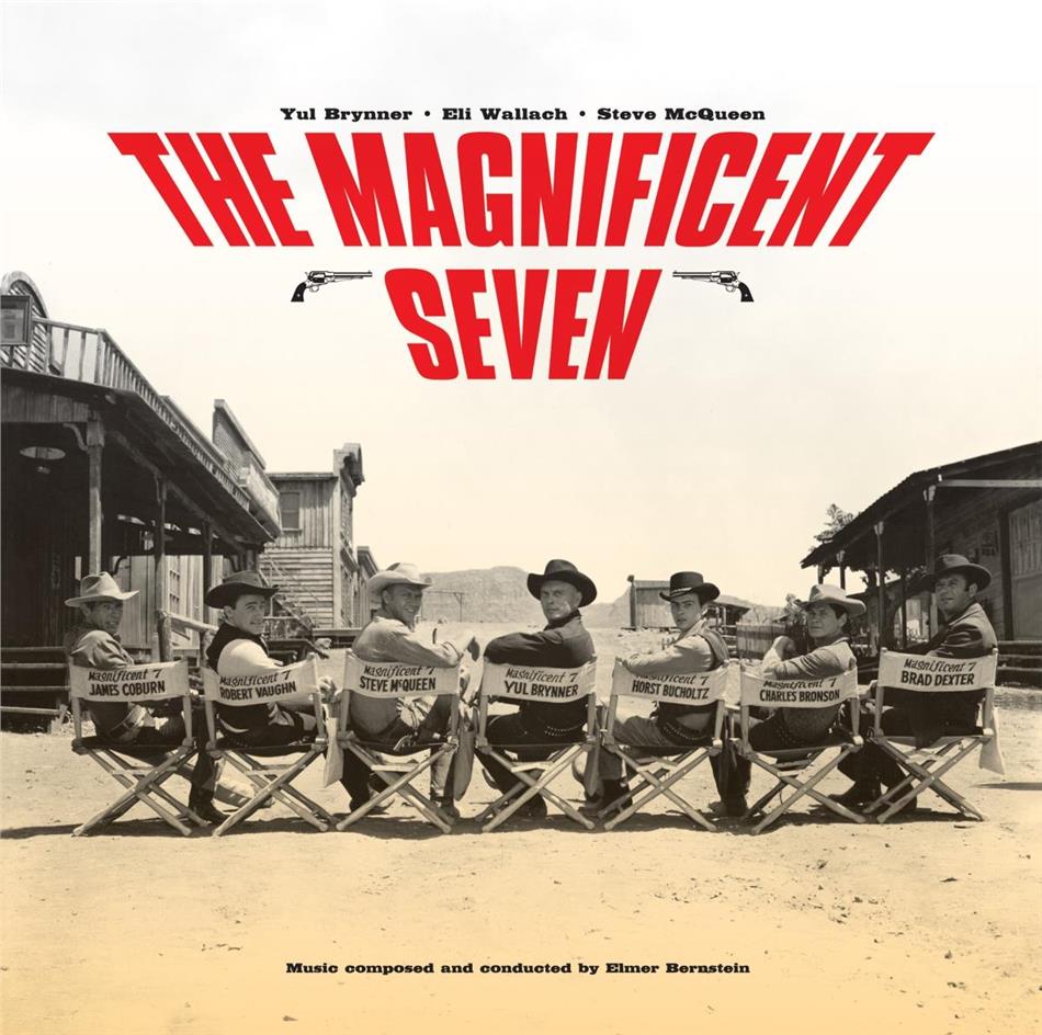 Elmer Bernstein - Magnificent Seven - OST Limited, 2018 Reissue, Waxtime, Colored, LP