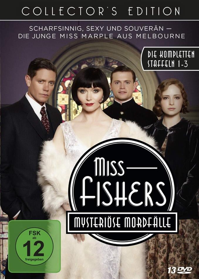 Miss Fishers mysteriöse Mordfälle - Die kompletten Staffeln 1-3 Collector's Edition, 13 DVDs