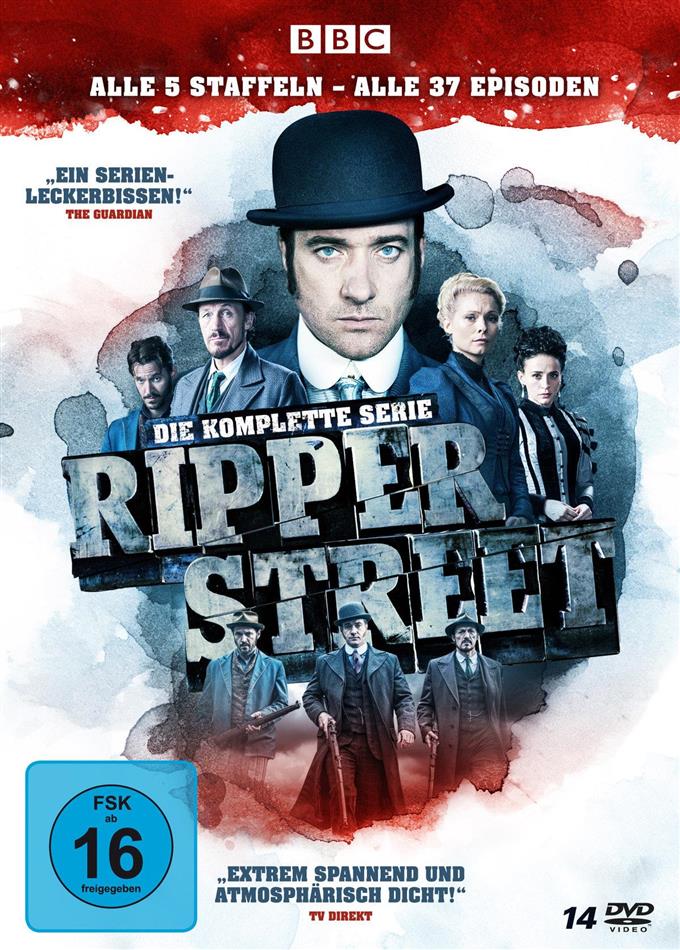 Ripper Street - Die komplette Serie 14 DVDs