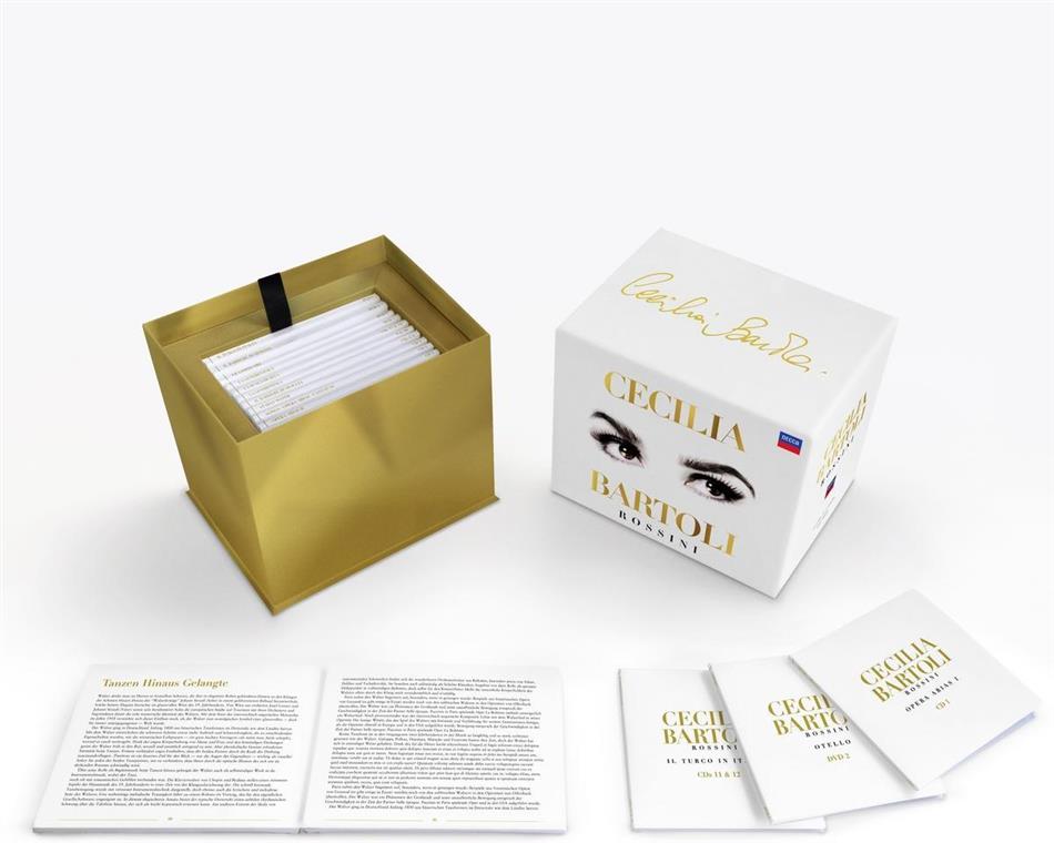 Cecilia Bartoli - Rossini Collection Limited Edition, 15 CDs + 6 DVDs