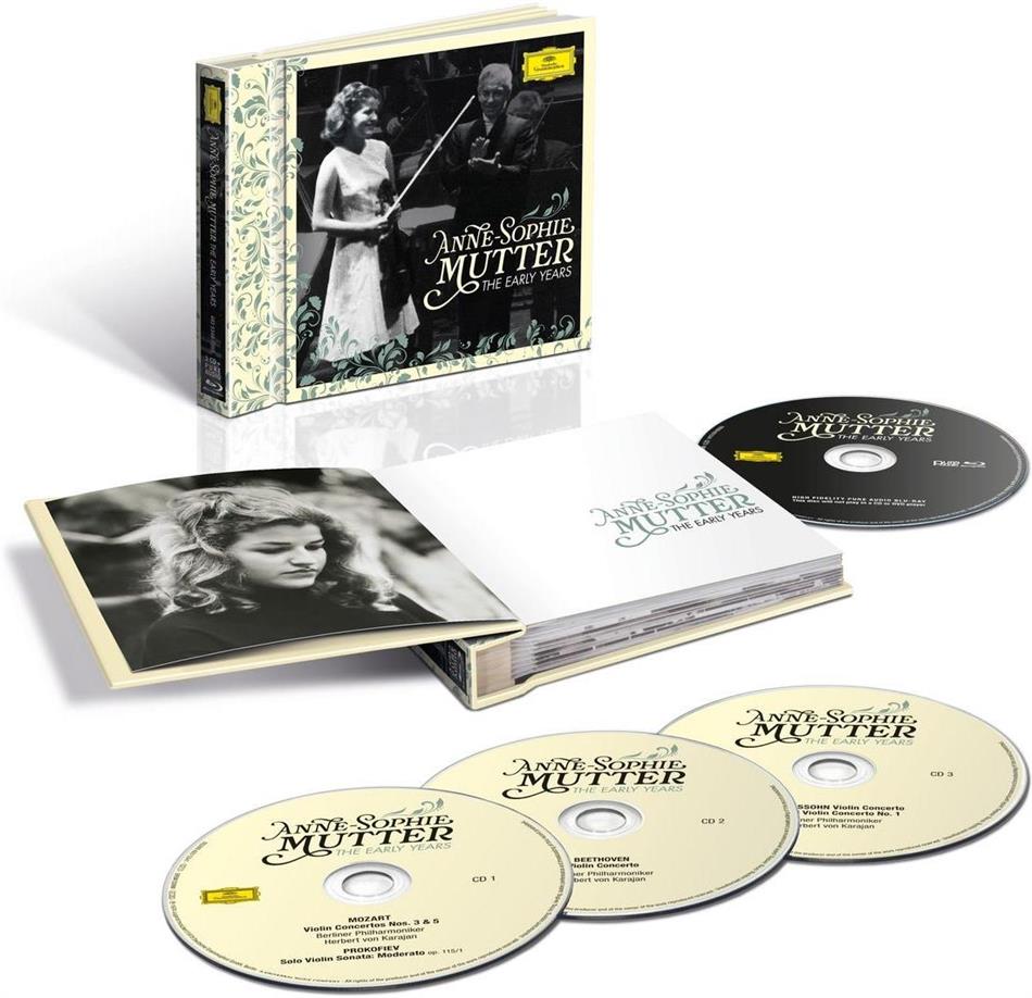 Anne-Sophie Mutter - The Early Years Limited Edition, 3 CDs + Blu-ray