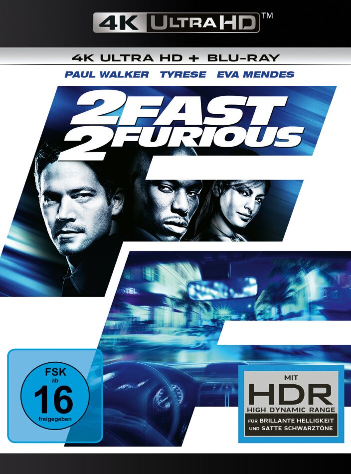 2 Fast 2 Furious (2003) 4K Ultra HD + Blu-ray